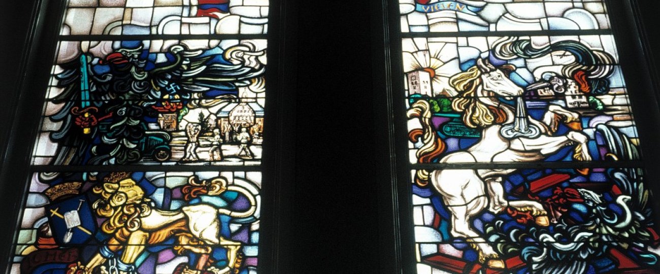 Memorial window in Bedum 