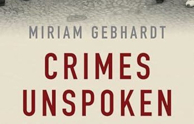Crimes unspoken book cover