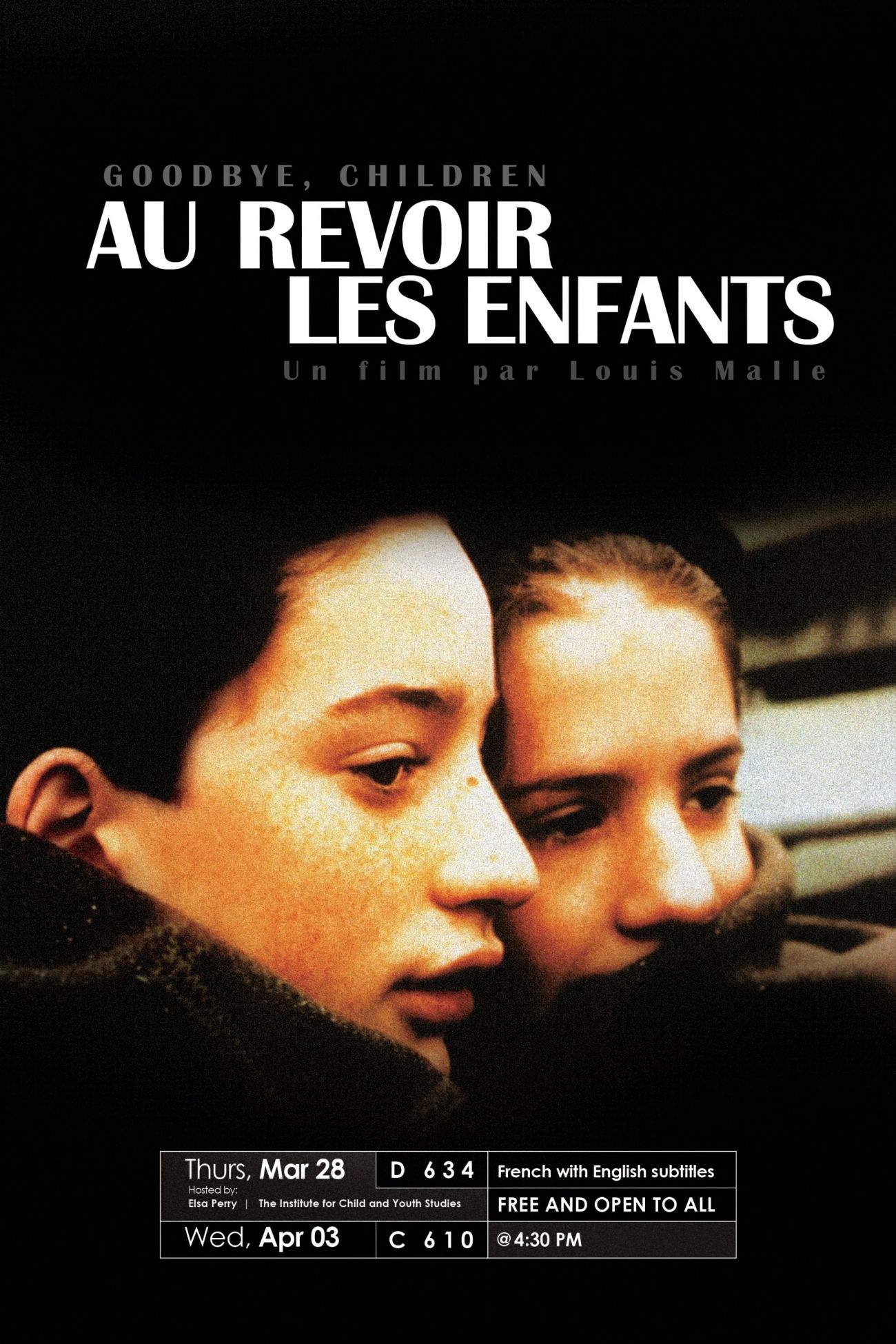  Au Revoir les Enfants movie cover