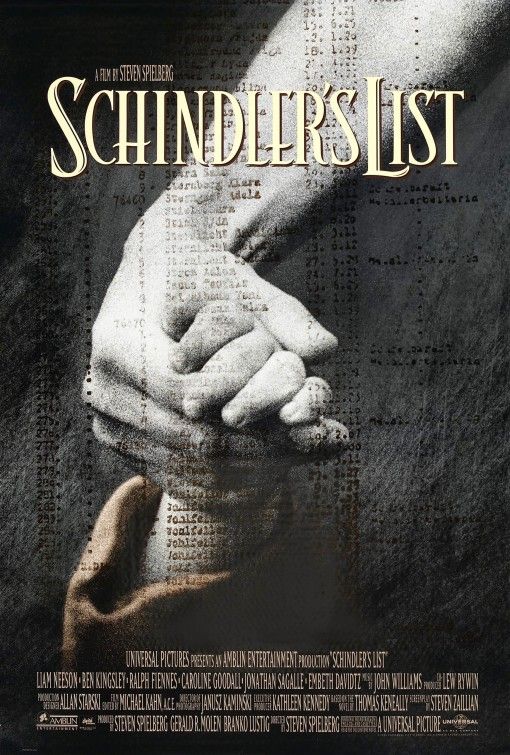Schindler's List Movie cover