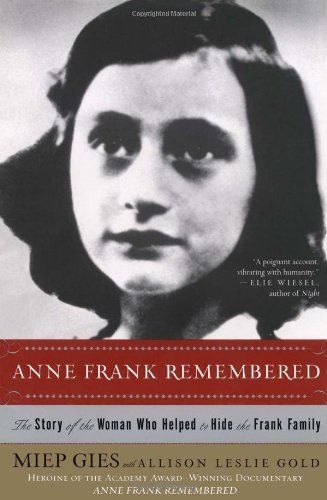 Anne Frank Remembered book cover