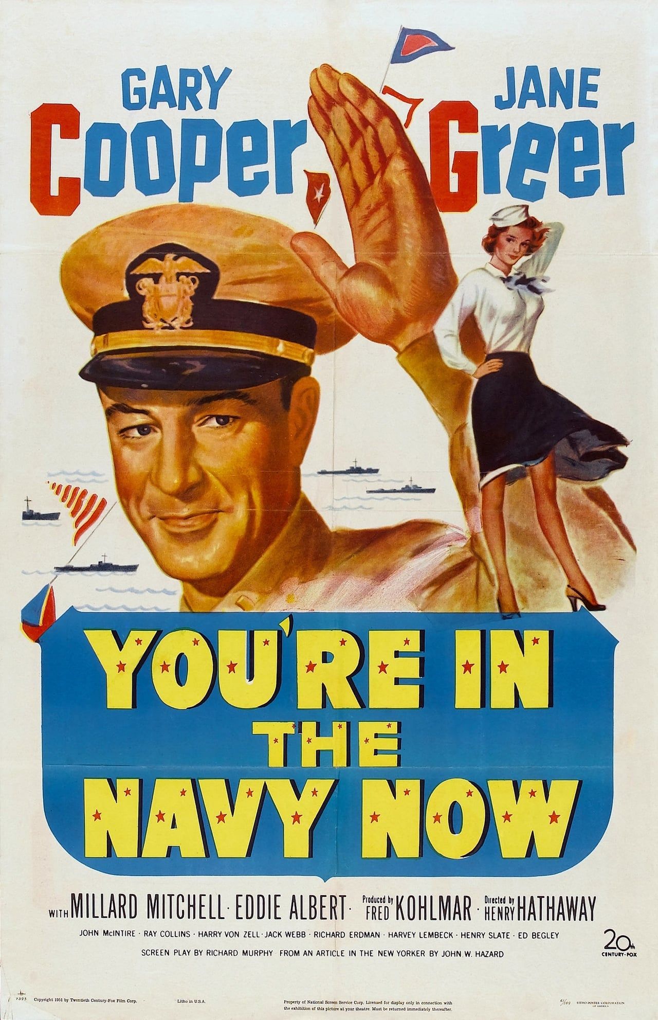 You're in the Navy Now (1951) cover