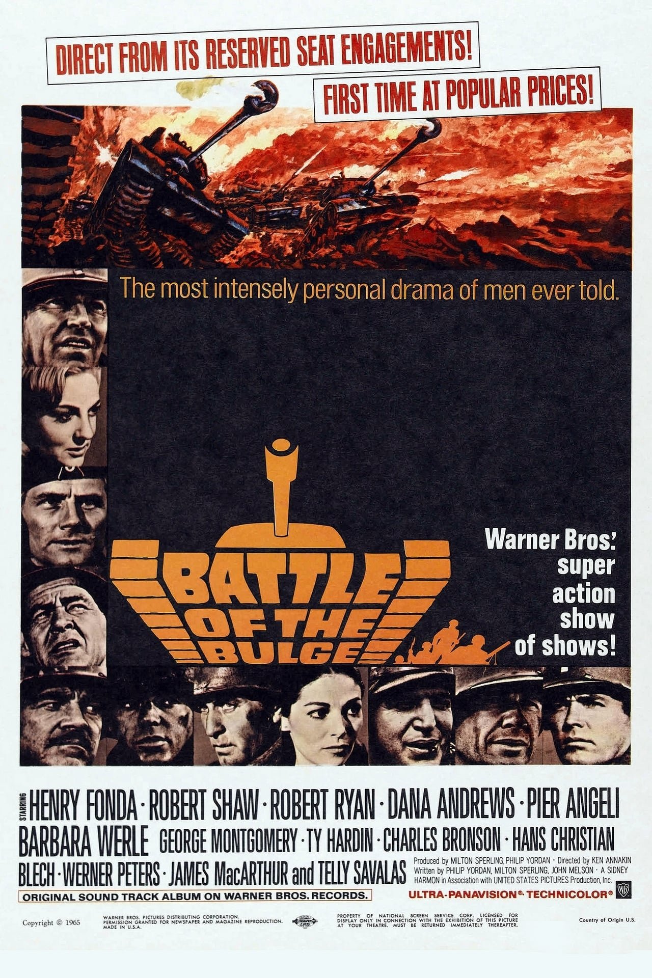 Battle of the Bulge (1965) cover