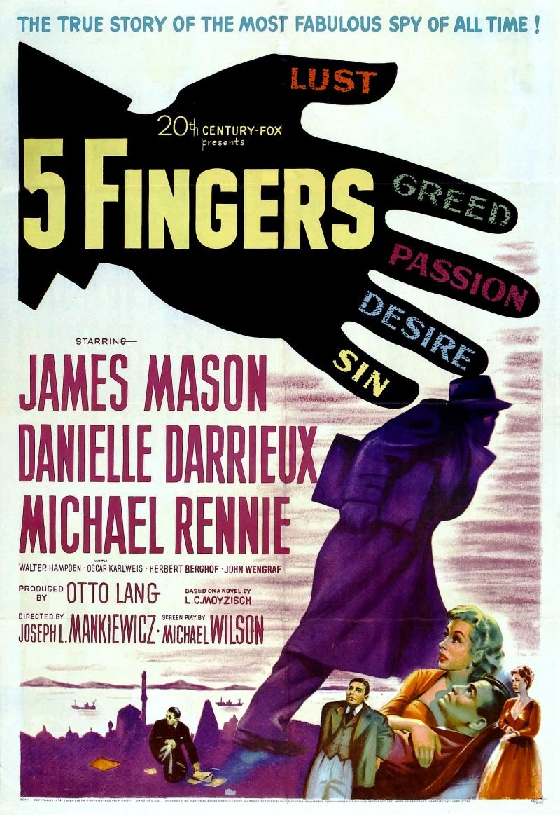Five Fingers (1952) cover