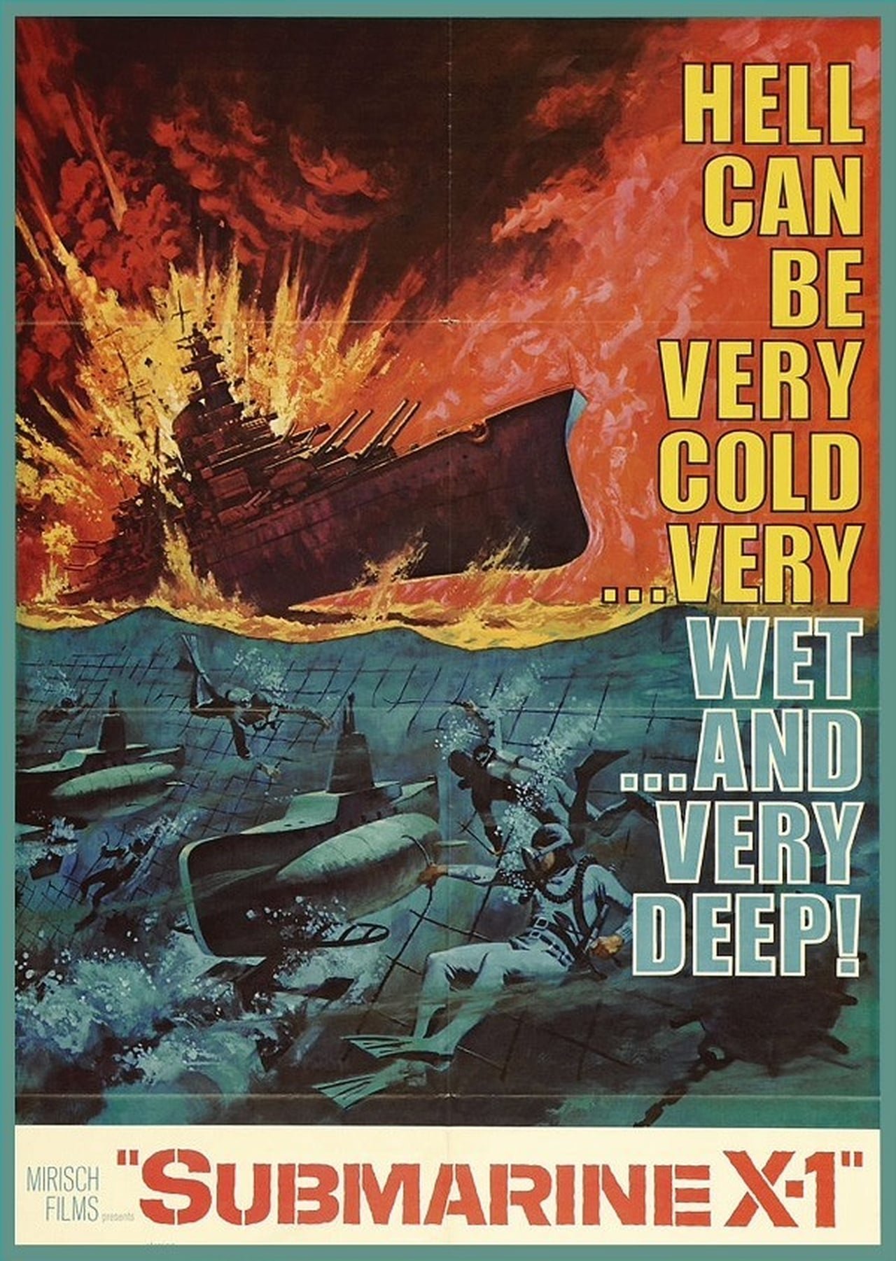 Submarine X-1 (1968) movie cover
