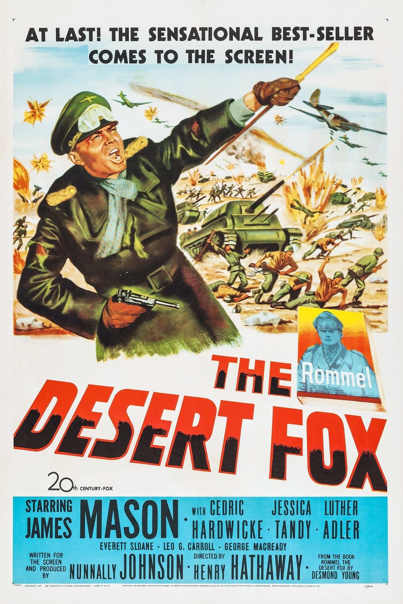  The Desert Fox: The Story of Rommel (1951) cover