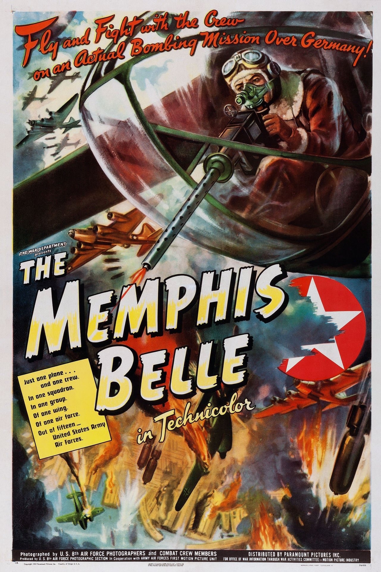 The Memphis Belle: A Story of a Flying Fortress (1944) cover